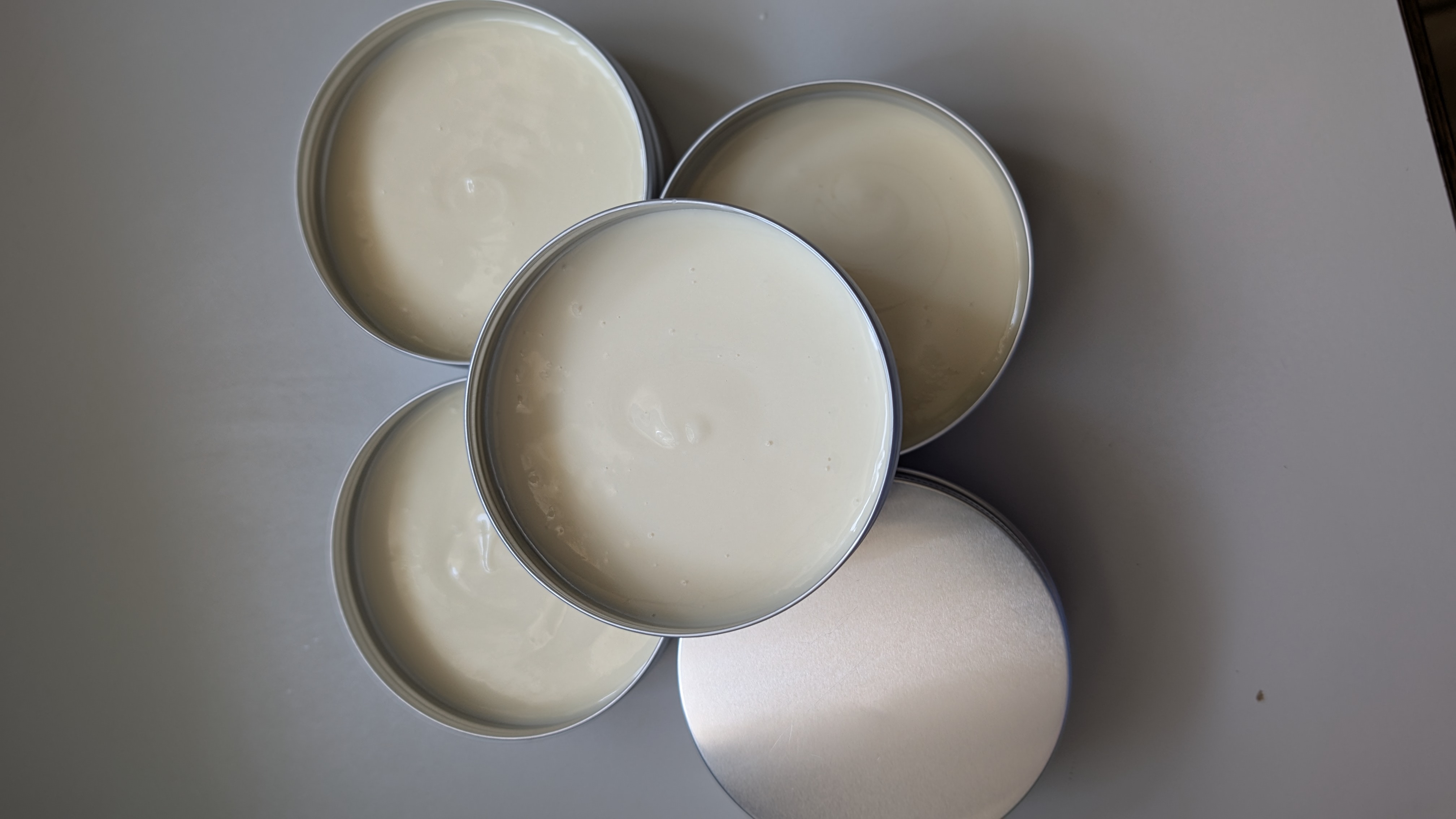 Finished High Country Calm whipped body butter tins