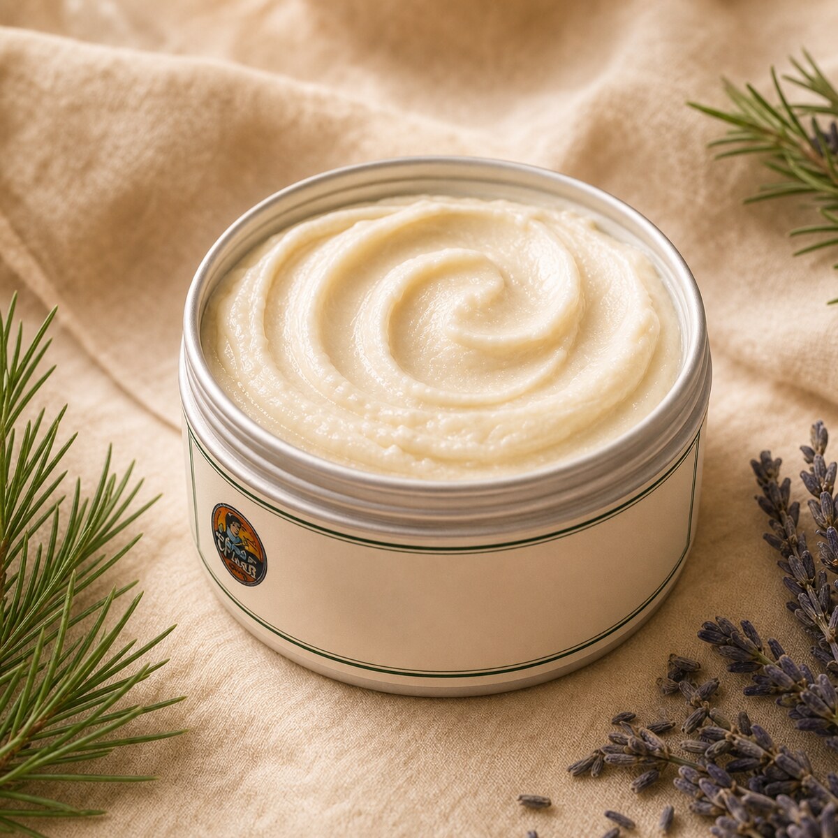 High Country Calm whipped body butter tin