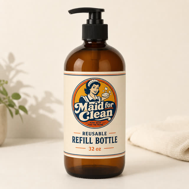 Reusable refill bottle